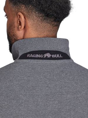 Long Sleeve Classic Patch Pique Polo - Charcoal