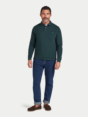 L/S Classic Pique Polo - Forest