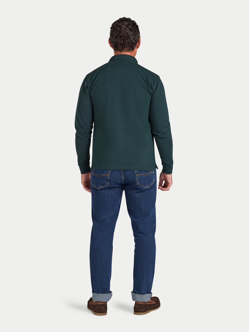 L/S Classic Pique Polo - Forest