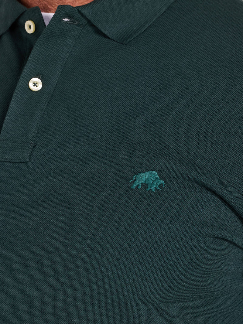 L/S Classic Pique Polo - Forest