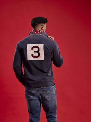Classic Long Sleeve Rugby - Navy