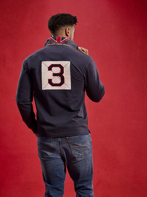 Classic Long Sleeve Rugby - Navy