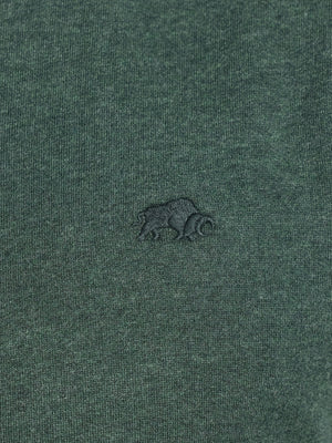 Classic Jersey Quarter Zip Sweat - Forest