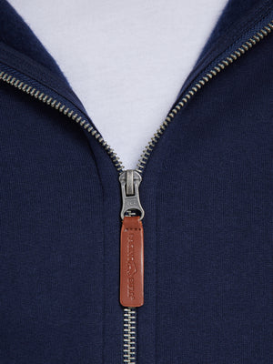 Classic Zip Through Hoodie - Navy