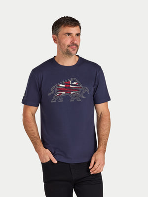 Slash Bull T-Shirt - Navy