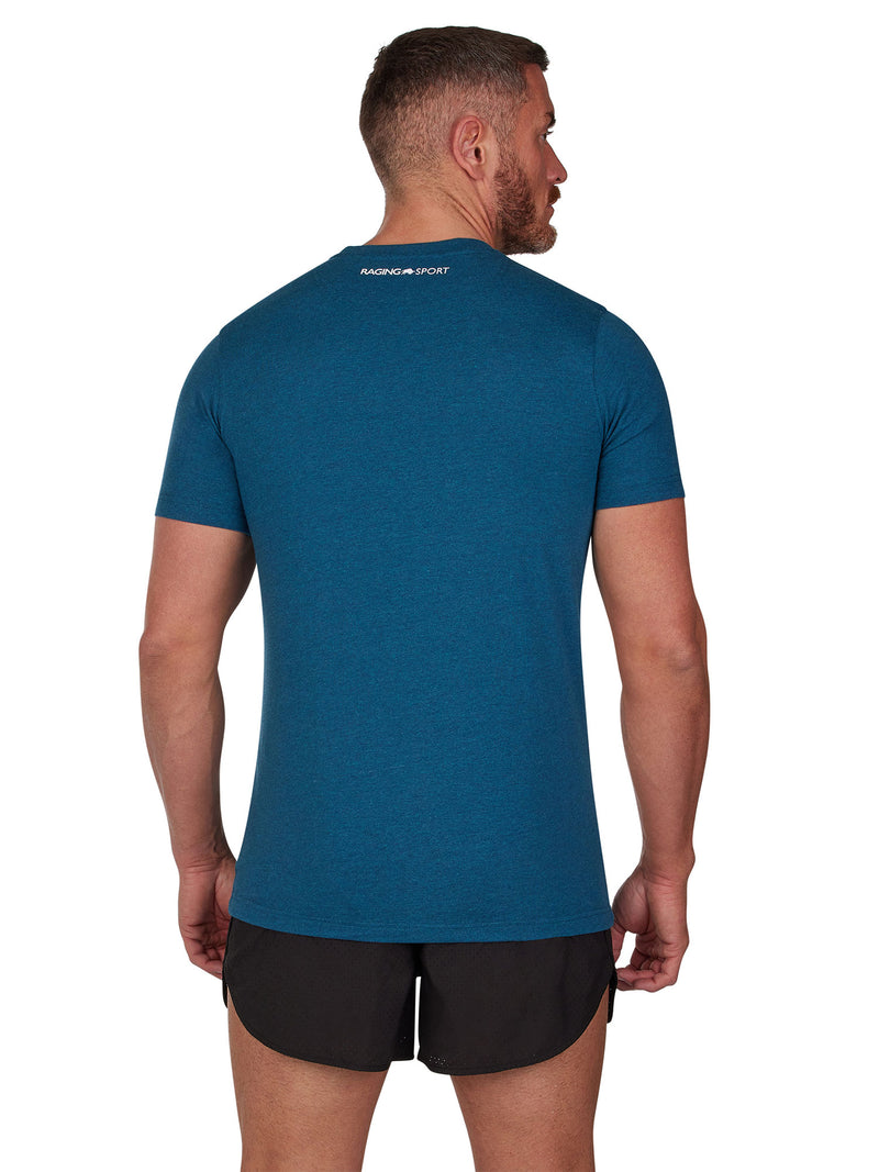RB Sport No Pain T-Shirt - Peacock Blue