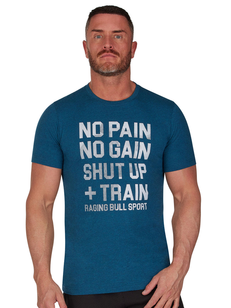 RB Sport No Pain T-Shirt - Peacock Blue