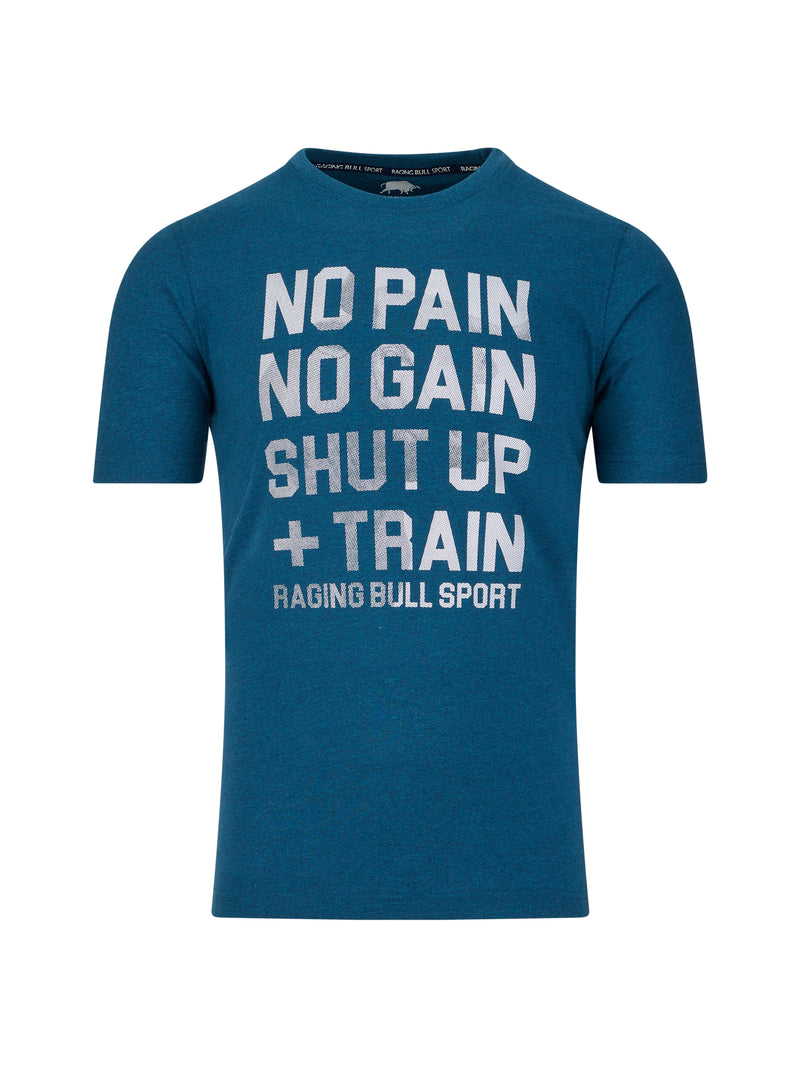 RB Sport No Pain T-Shirt - Peacock Blue