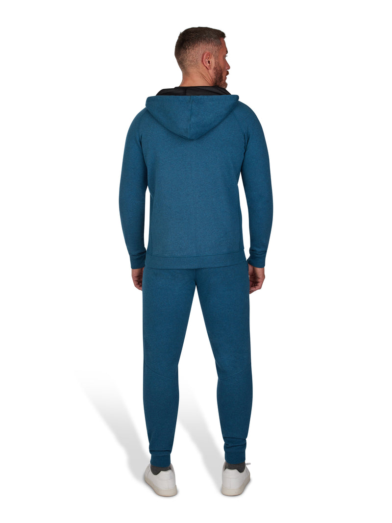 RB Sport Zip Thru Hoodie - Peacock Blue