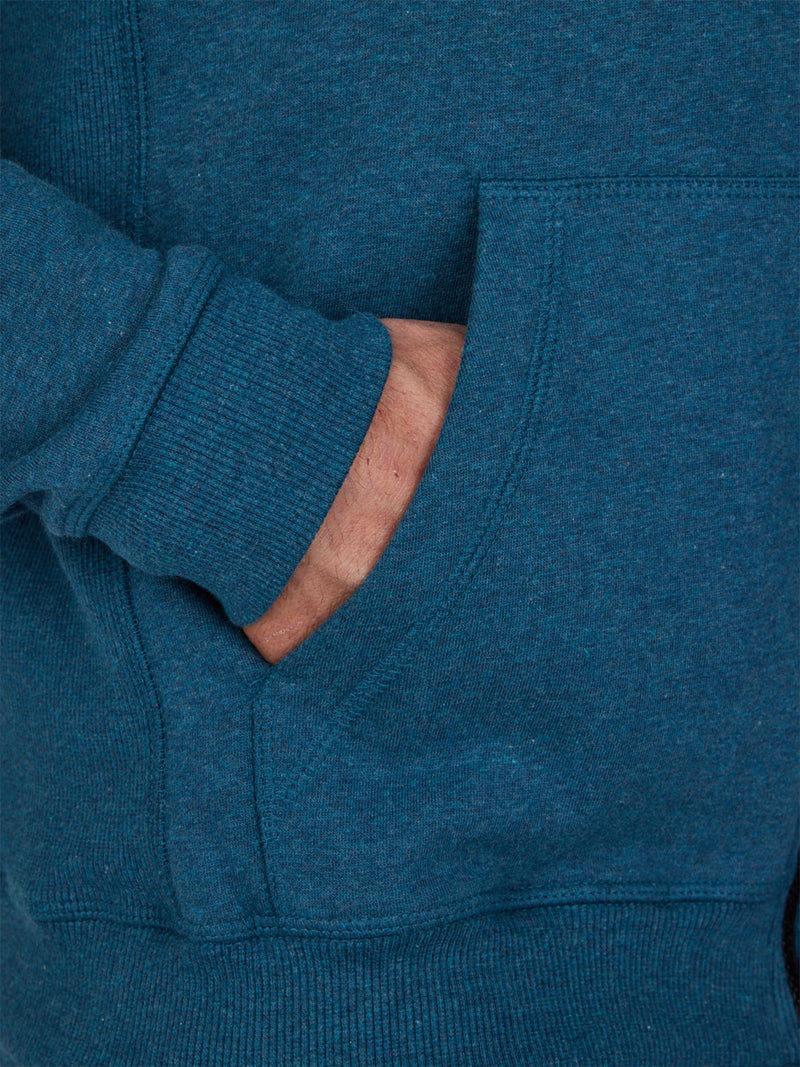 RB Sport Zip Thru Hoodie - Peacock Blue