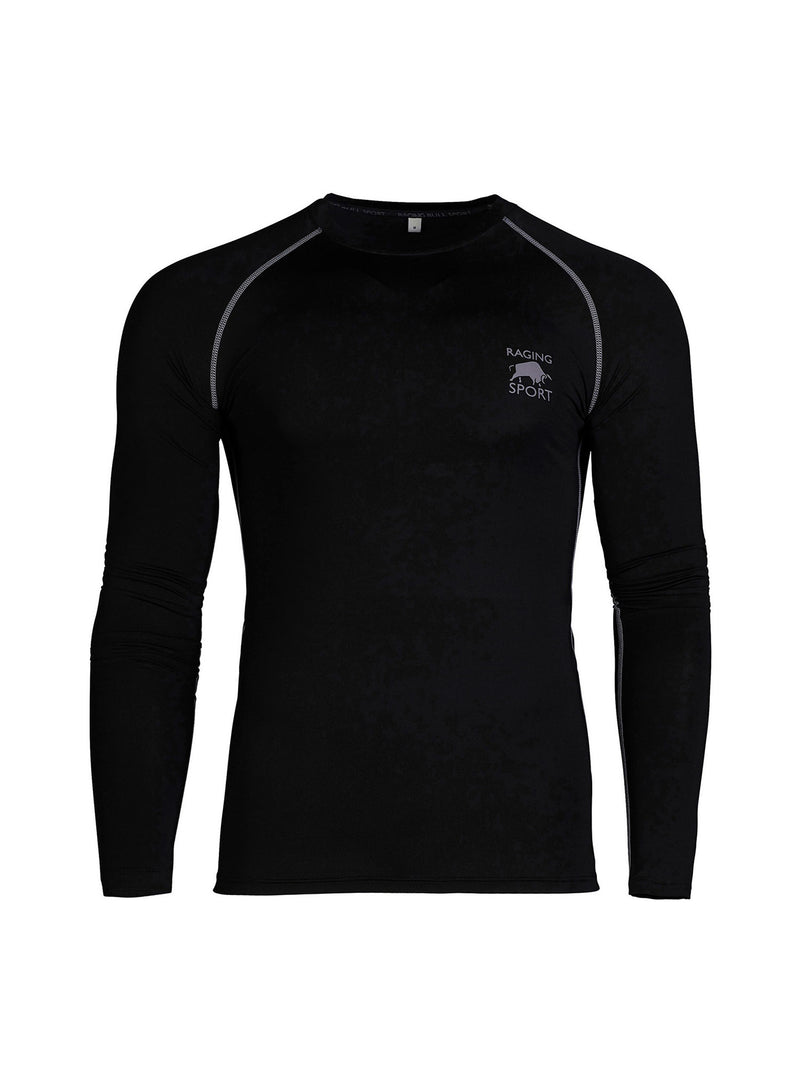 Long Sleeve Base Compression Top - Black