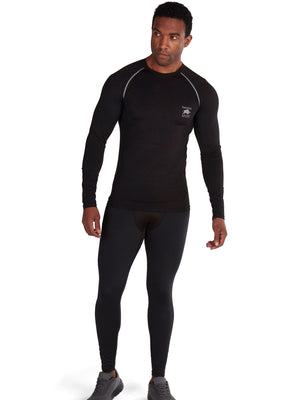 Long Sleeve Base Compression Top - Black