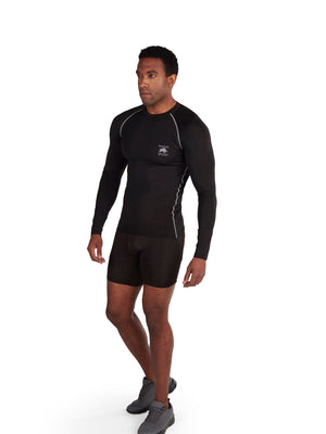 Long Sleeve Base Compression Top - Black