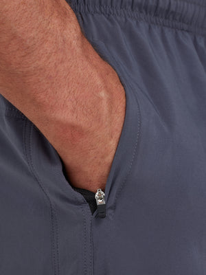 RB Sport Running Short 6in - Dark Grey Marl