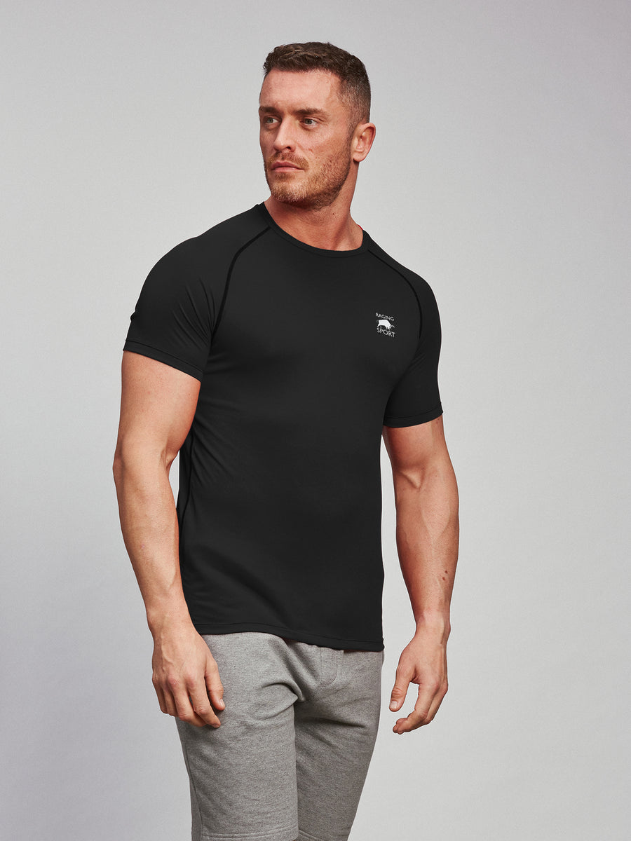 Performance T-Shirt - Black â Raging Bull Clothing