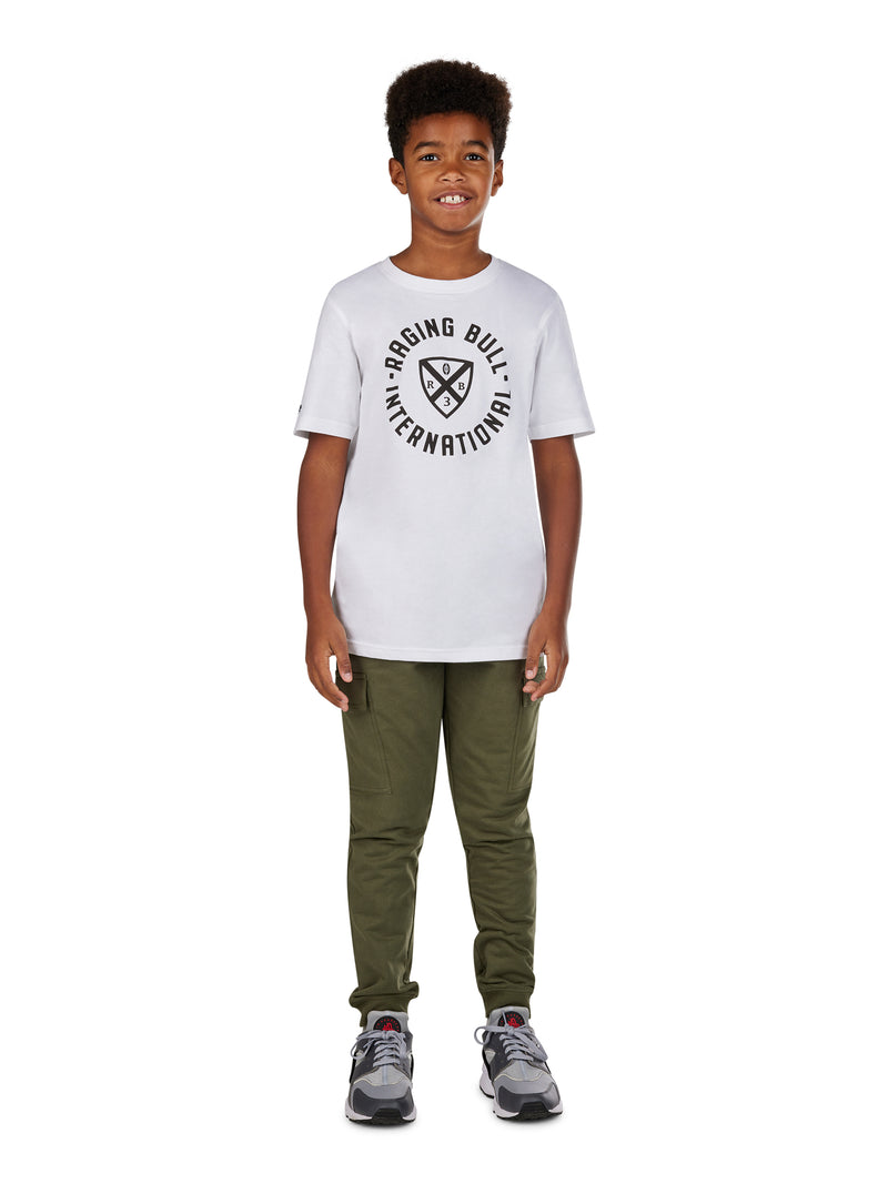 Cuffed Cargo Jogger - Army Green