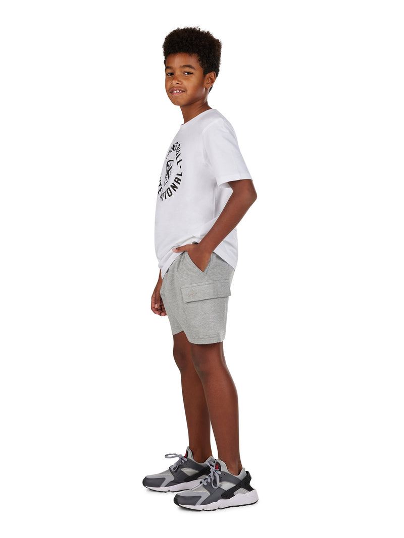 Jersey Cargo Short - Grey Marl