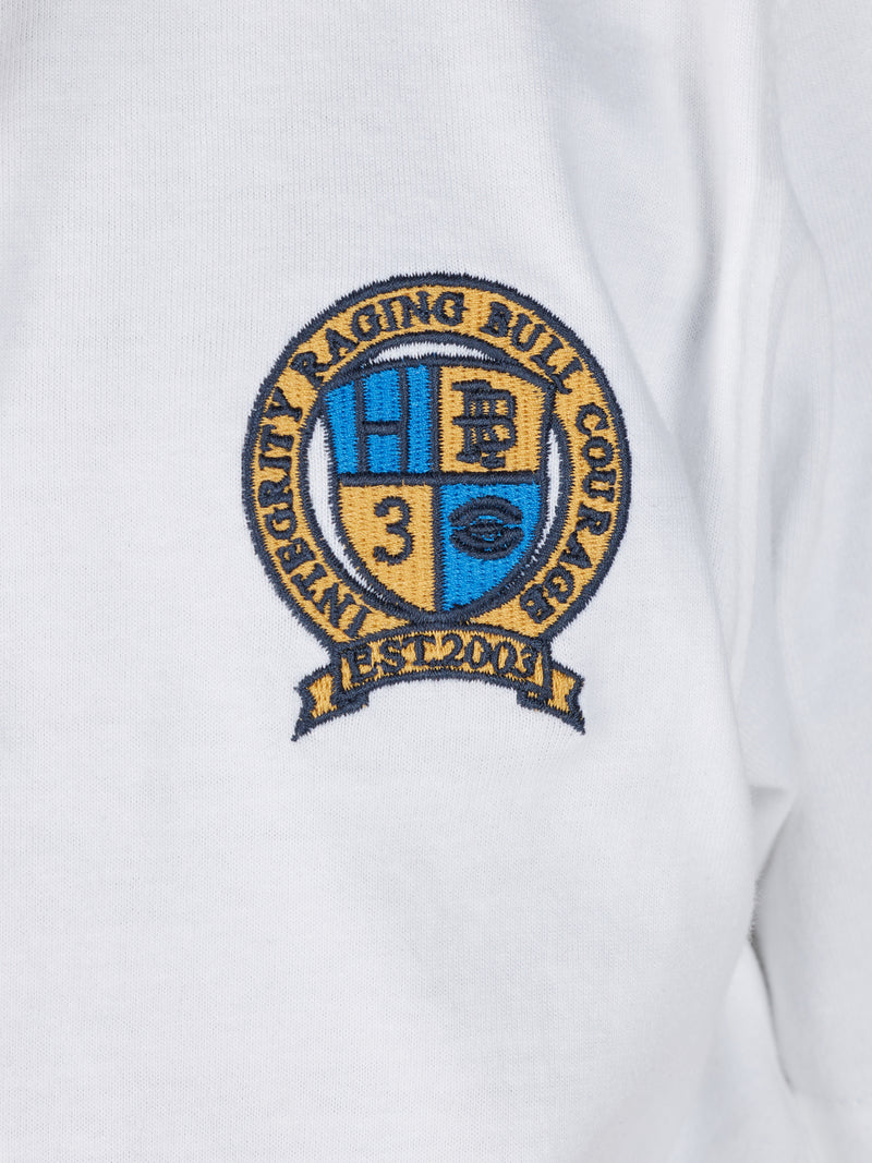 Short Sleeve Crest Rugby - White