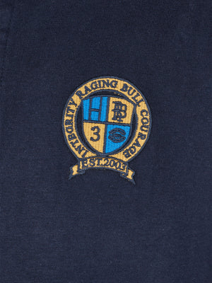 Short Sleeve Crest Rugby - Navy