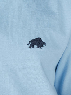 Short Sleeve Signature Rugby - Sky Blue