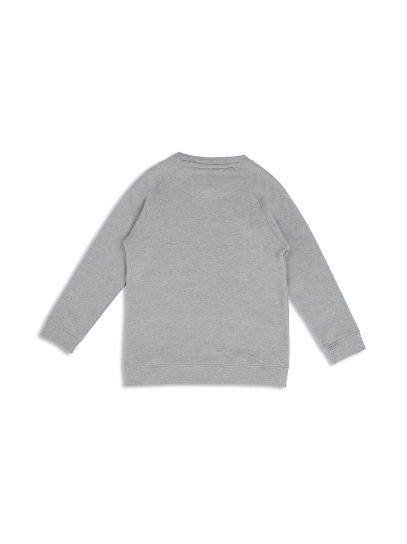 Signature Crew Neck Sweat - Grey Marl