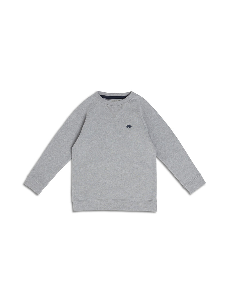 Signature Crew Neck Sweat - Grey Marl