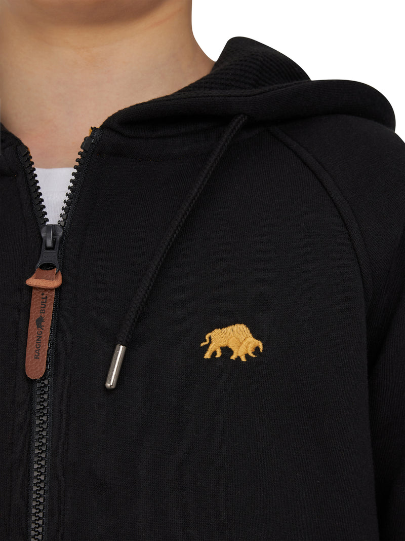 Signature Zip Hoodie - Black