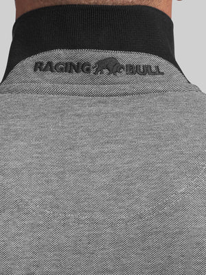 Embroidered Patch Birdseye Polo - Black