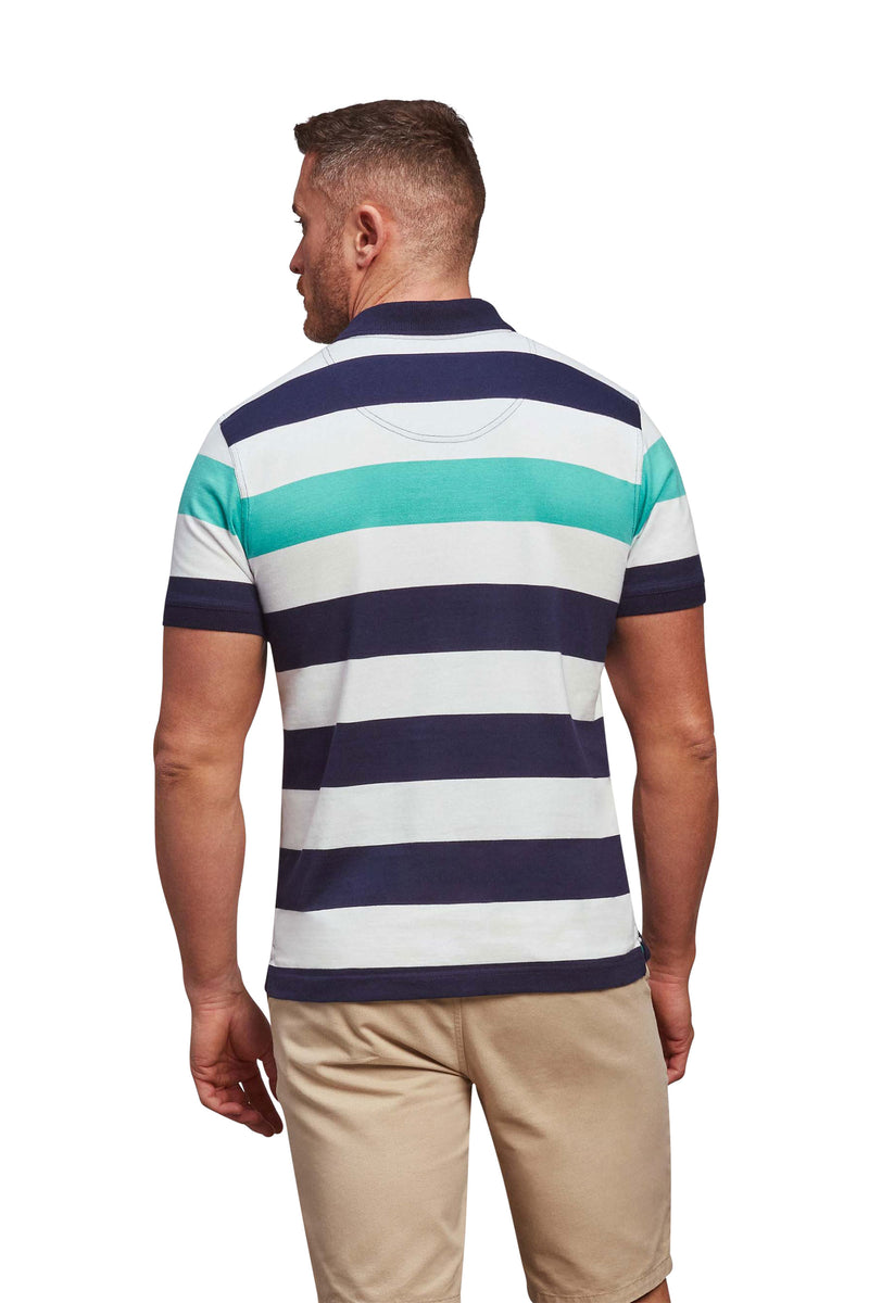 Irregular Hoop Polo - White