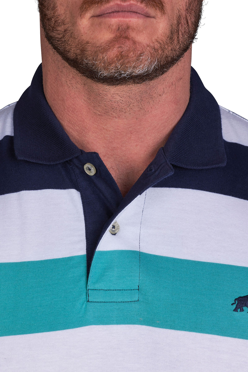 Irregular Hoop Polo - White