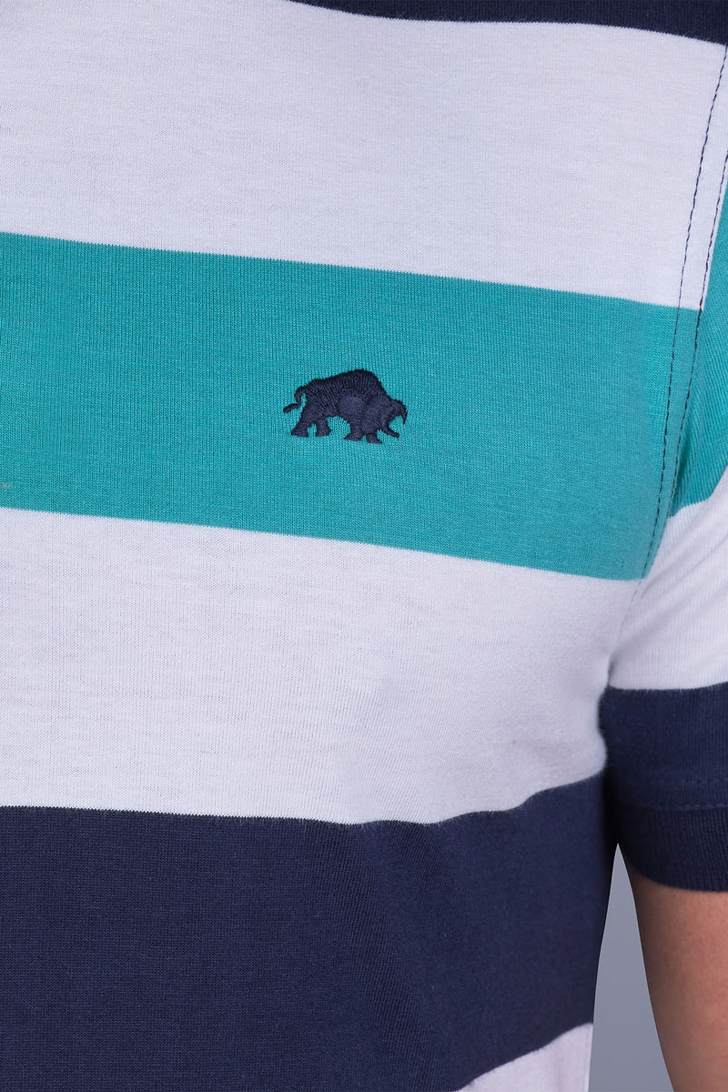 Irregular Hoop Polo - White