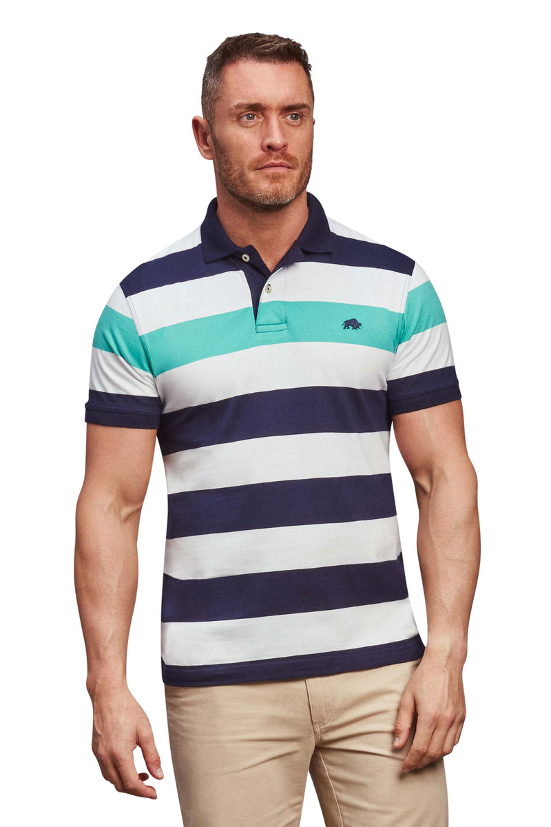 Irregular Hoop Polo - White