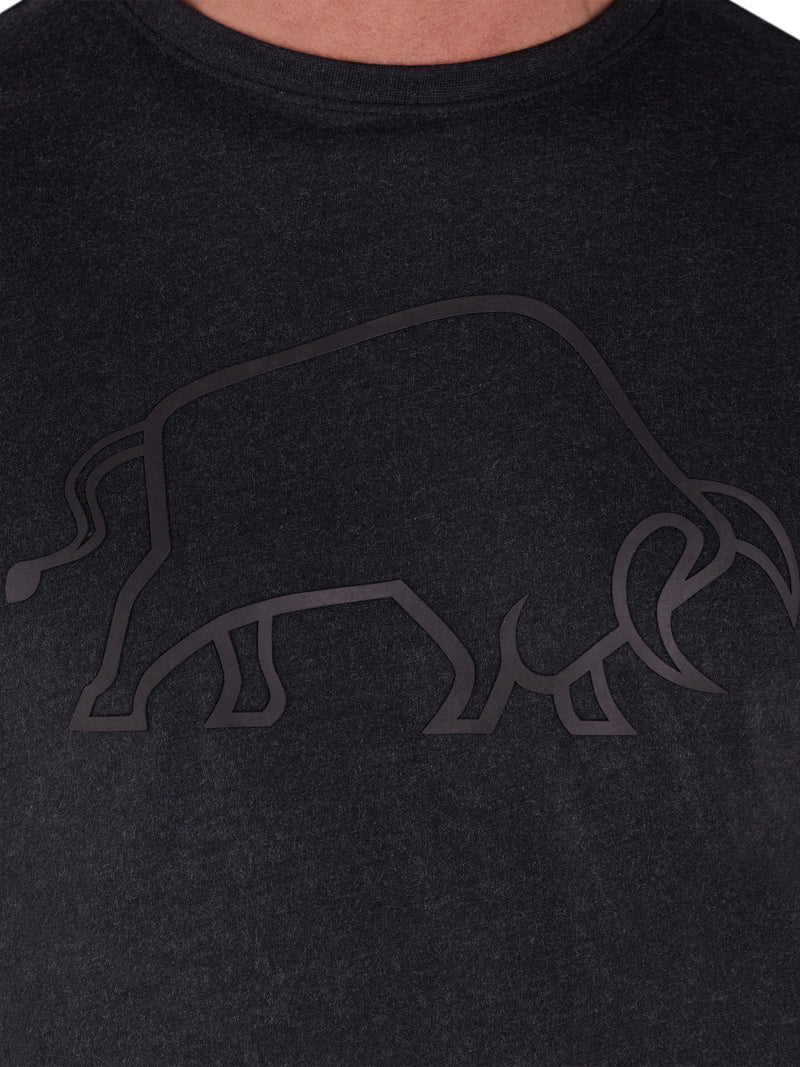 High Build Bull T-Shirt - Black