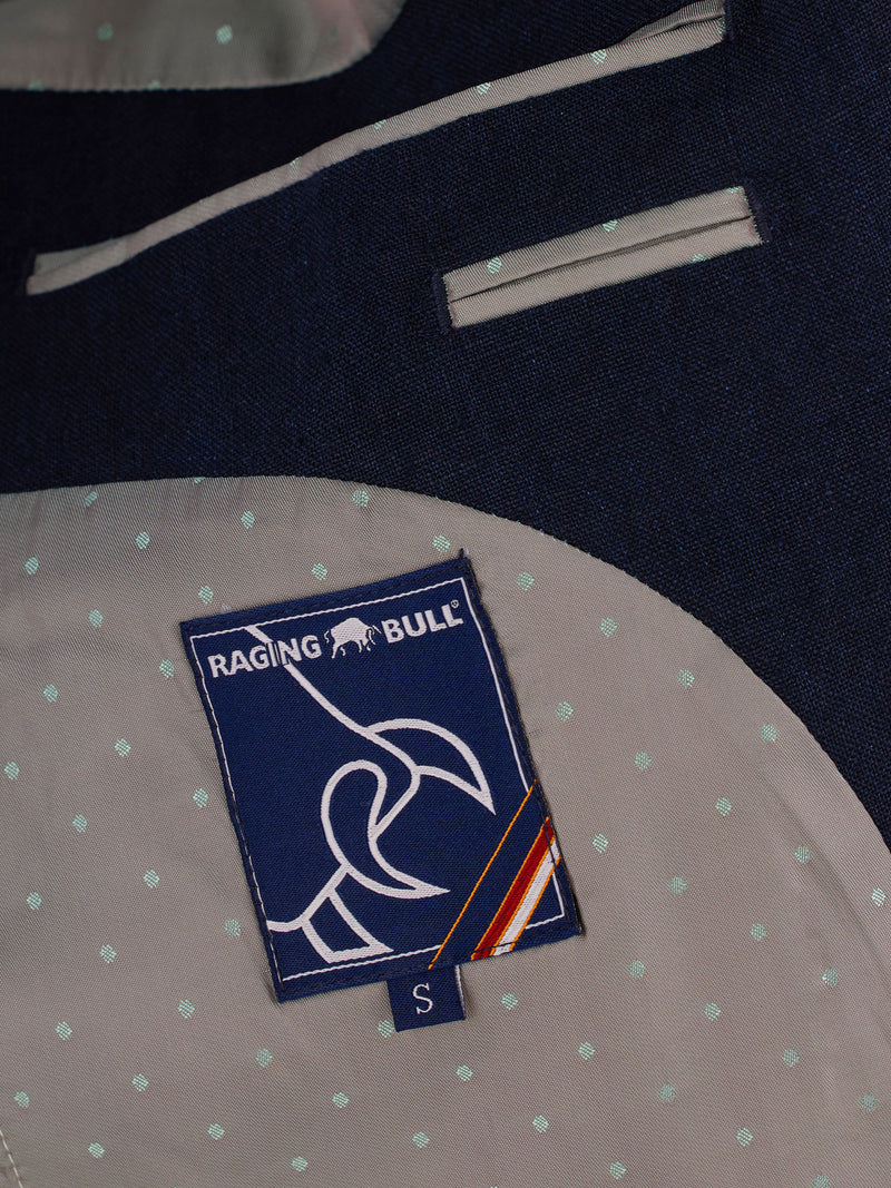 Linen Blazer - Navy
