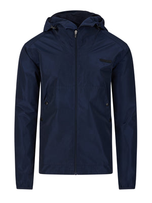 Showerproof Zip Through Kangaroo Jacket - Navy