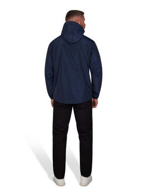 Showerproof Zip Through Kangaroo Jacket - Navy
