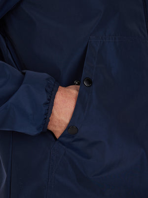 Showerproof Zip Through Kangaroo Jacket - Navy