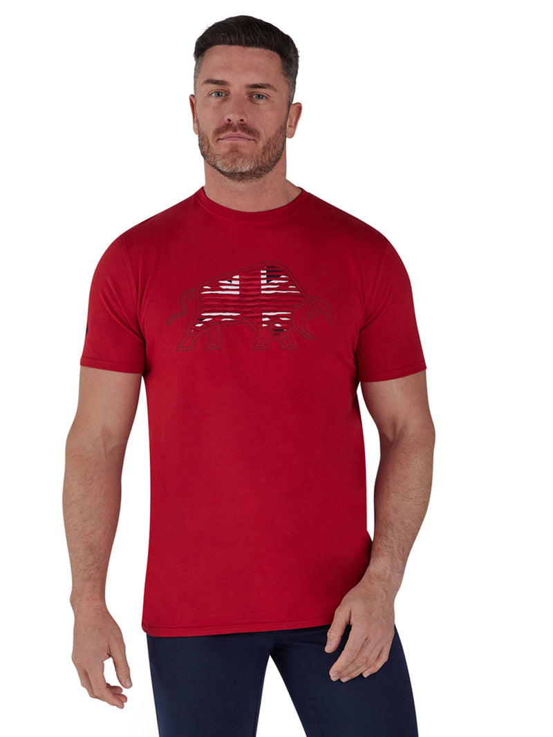 Slash Bull T-Shirt - Red