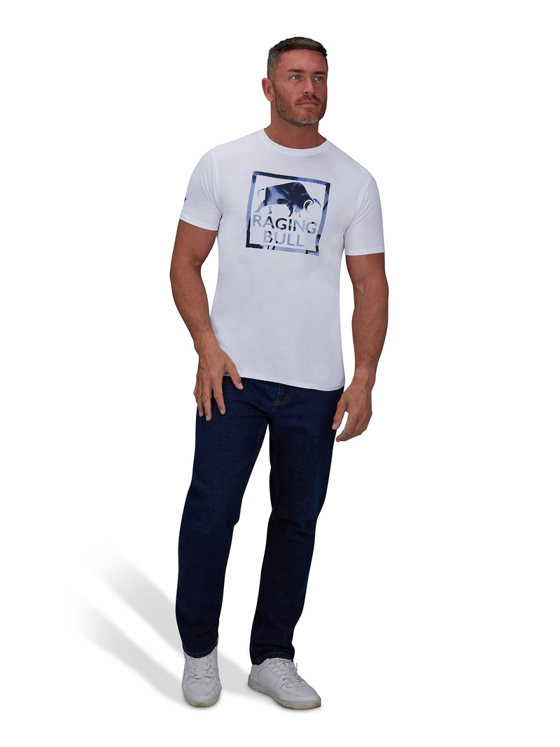 Palm Tree Bull T-Shirt - White