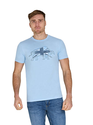 Slash Bull T-Shirt - Sky Blue
