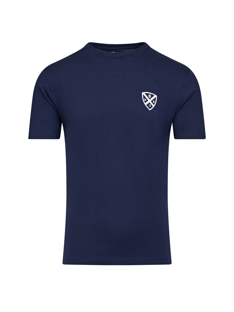 Rugby Club Back Print T-Shirt - Navy
