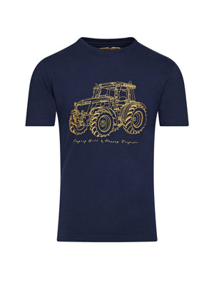 Massey Ferguson Tractor T-Shirt - Navy