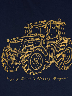 Massey Ferguson Tractor T-Shirt - Navy