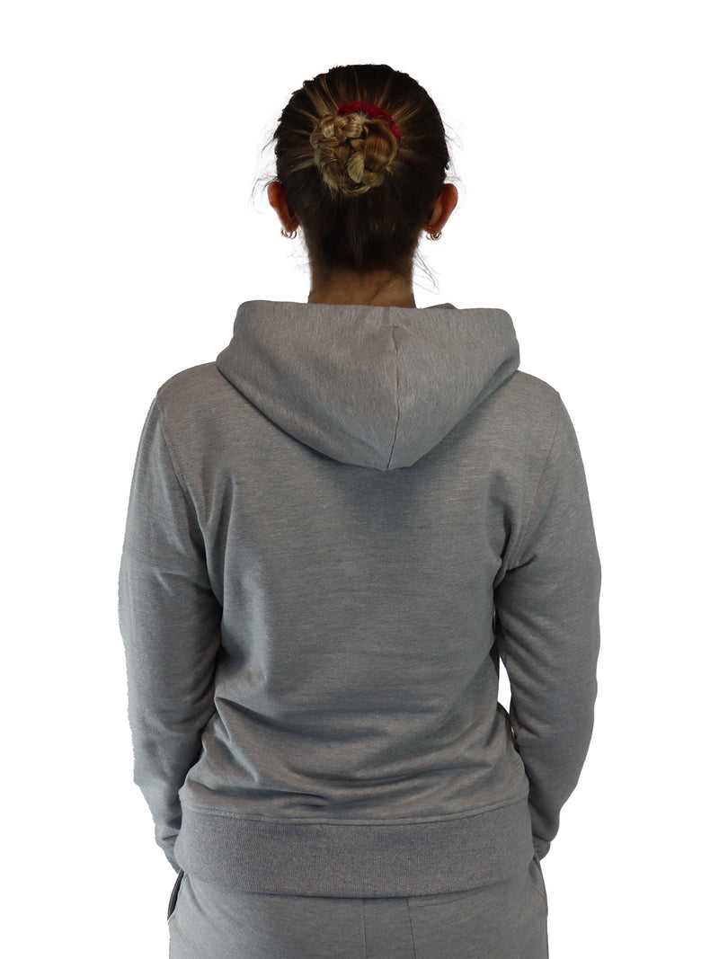 Moody Cow Overhead Hoodie - Grey Marl