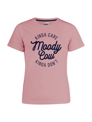 Don't Care T-Shirt - Rose