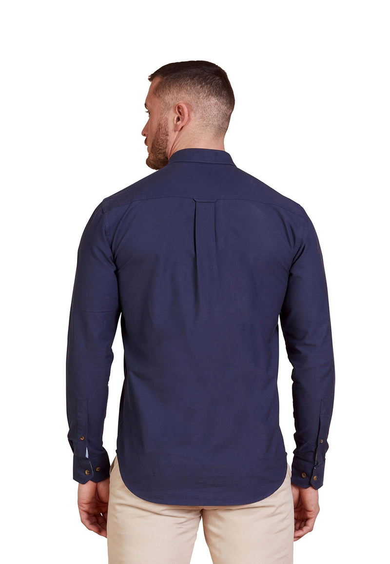 Long Sleeve Classic Oxford Shirt - Navy