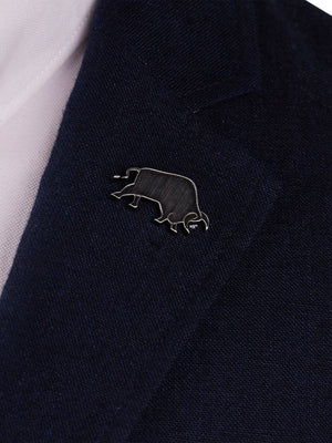 Linen Blazer - Navy