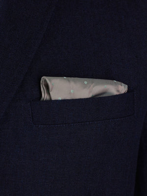 Linen Blazer - Navy