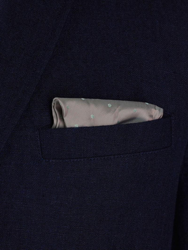 Linen Blazer - Navy