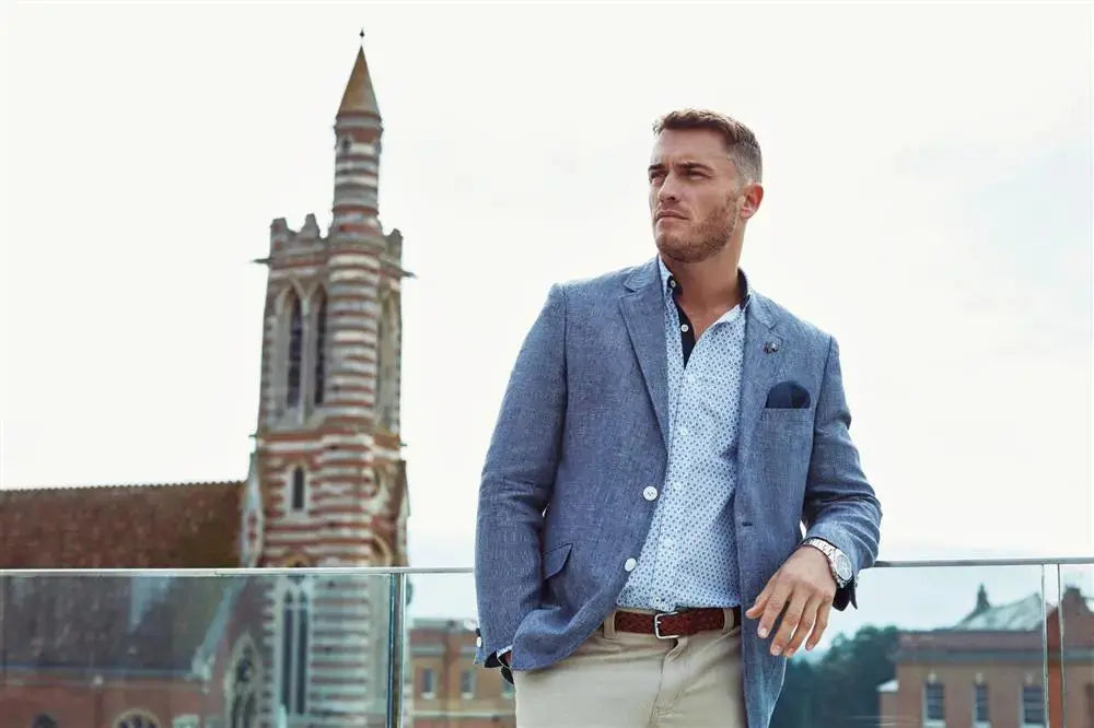 The Linen Blazer Edit Raging Bull Clothing